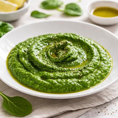 Spinach puree