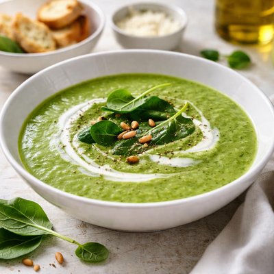 Spinach soup
