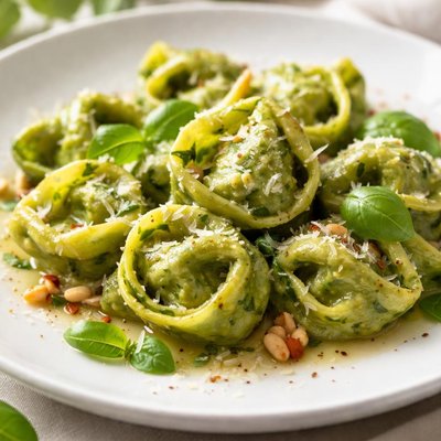 Spinach tortellini