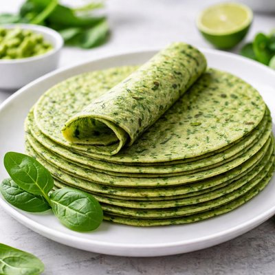 Spinach tortilla