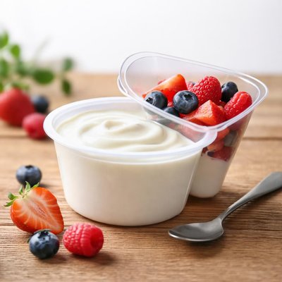 Split pot yoghurt