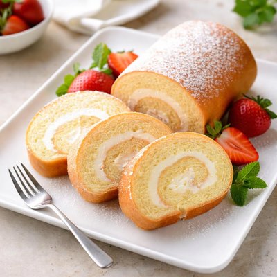 Sponge cake roll