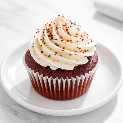Sprinkes red velvet cupcake