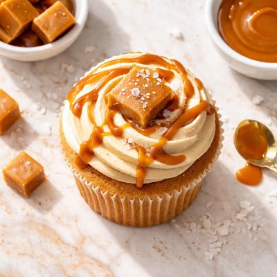 Sprinkles caramel cupcake