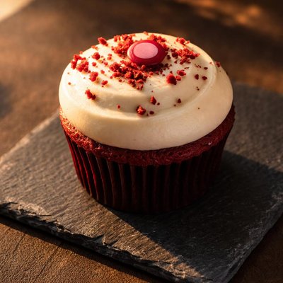 Sprinkles red velvet cupcake