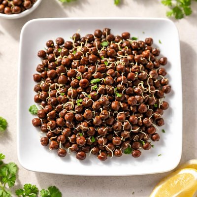 Sprouted black chickpeas