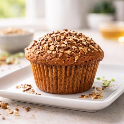 Sprouted grain muffin