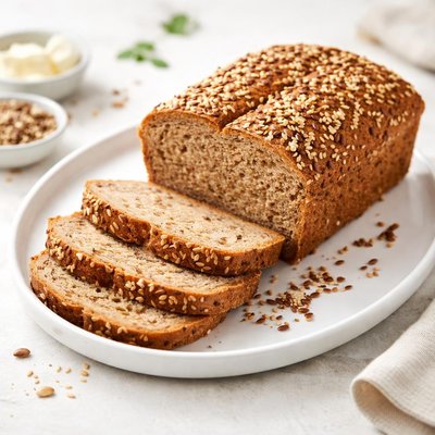 发芽低碳水化合物面包