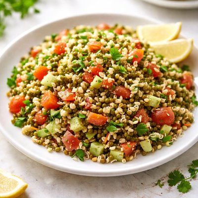 Sprouted moong salad