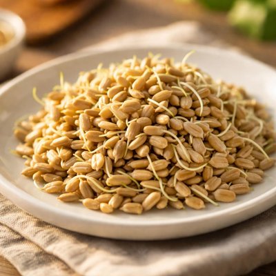 Sprouted sunflower seeds