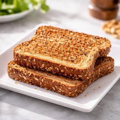 Sprouted whole wheat toast