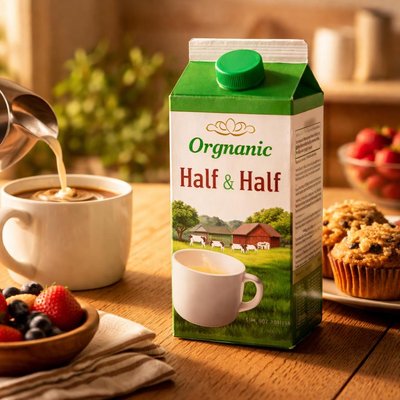 Sprouts organic half and half