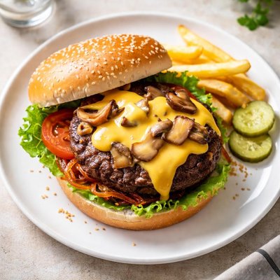 Spur cheddarmelt burger