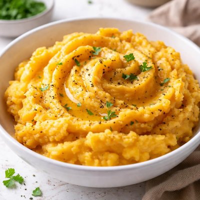 Squash mashed potato