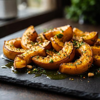 Squash with olive oil