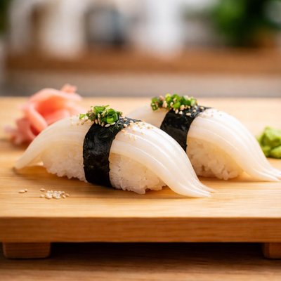 Squid sushi