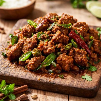 Sri lankan mutton kutta