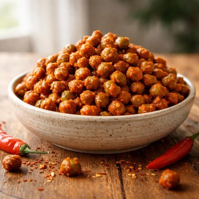 Sriracha peas