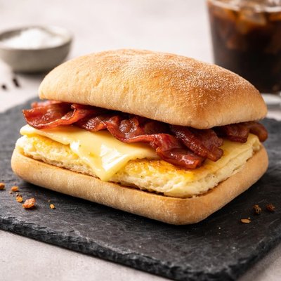 Starbuck bacon gouda and egg sandwich