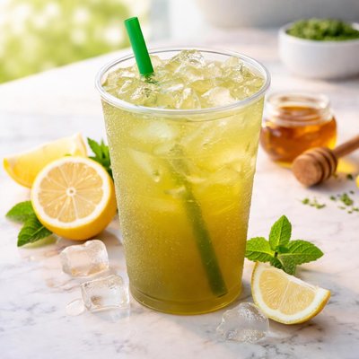 Starbucks  green tea lemonade
