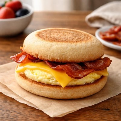 Sandwich de huevo y tocino de Starbucks