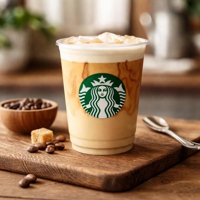 Starbucks café latte sans sucre
