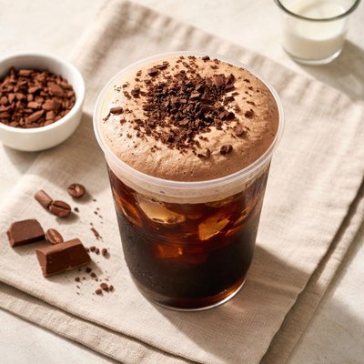 Starbucks chocolate foam cold brew grande