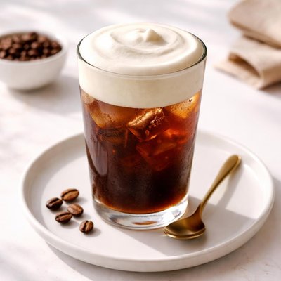 Starbucks cold brew with foam