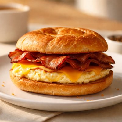 Starbucks double smoke bacon