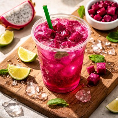 Starbucks dragon fruit refresher