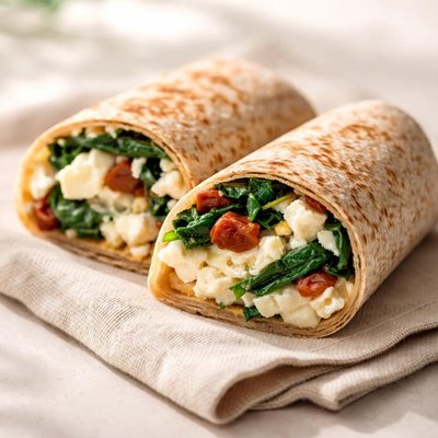Starbucks egg white spinach feta wrap