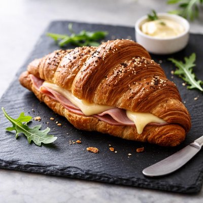 Starbucks ham and cheese croissant