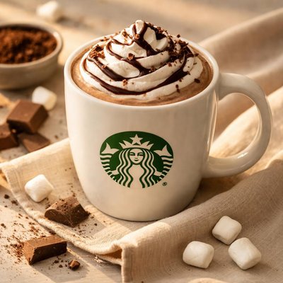 Starbucks hot chocolate