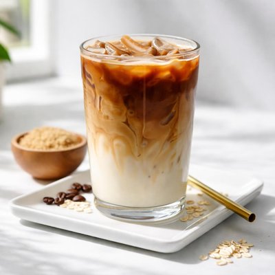 Grande Espresso de Avena con Azúcar Moreno Helado de Starbucks
