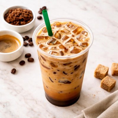 Starbucks iced brown sugar shaken espresso venti size