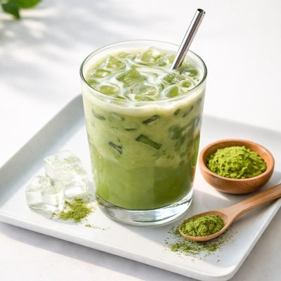 Starbucks iced green tea latte