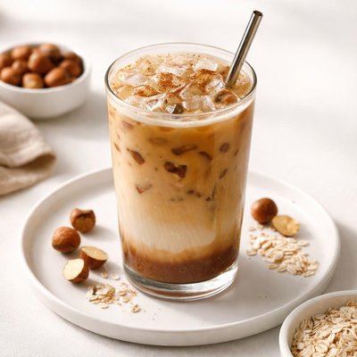 Starbucks Iced Hazelnut Oatmilk Shaken Espresso