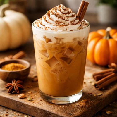 Starbucks iced pumpkin chai latte