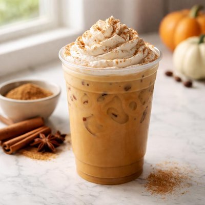 Starbucks iced pumpkin spice latte