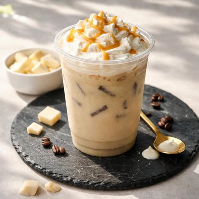 Starbucks iced white mocha