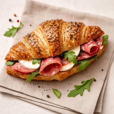 Starbucks italian salami croissant
