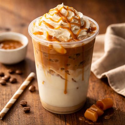 Starbucks large caramel mochaitto