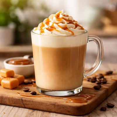 Starbucks large latte caramel