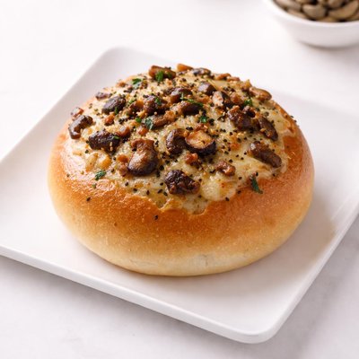 Starbucks mushroom bun