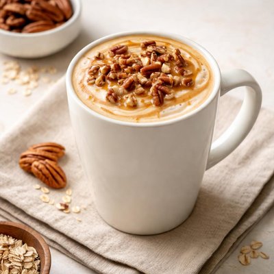 Starbucks pecan latte with oat milk