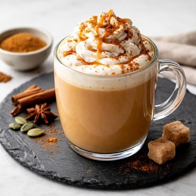 Starbucks pumpkin chai half sweet