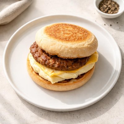 Starbucks sausage egg and cheese no cheese