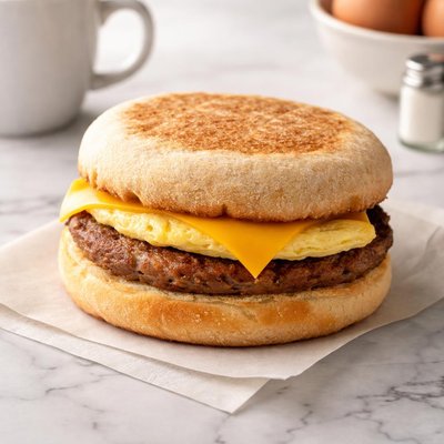 Starbucks sausage egg cheddar