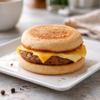 Starbucks sausage egg sandwich