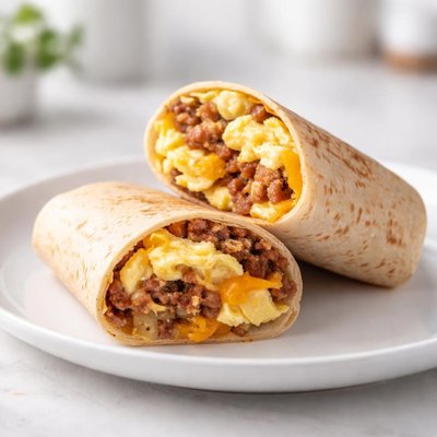 Starbucks sausage egg wrap